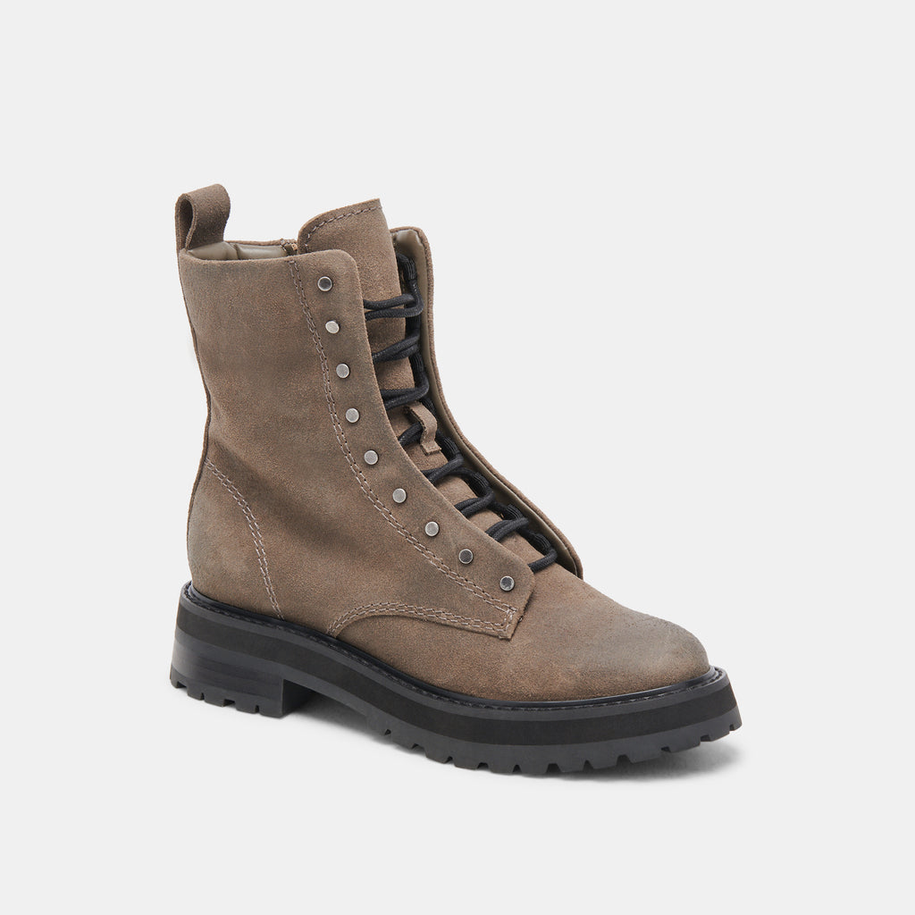 RANIER BOOTS OLIVE SUEDE - image 2