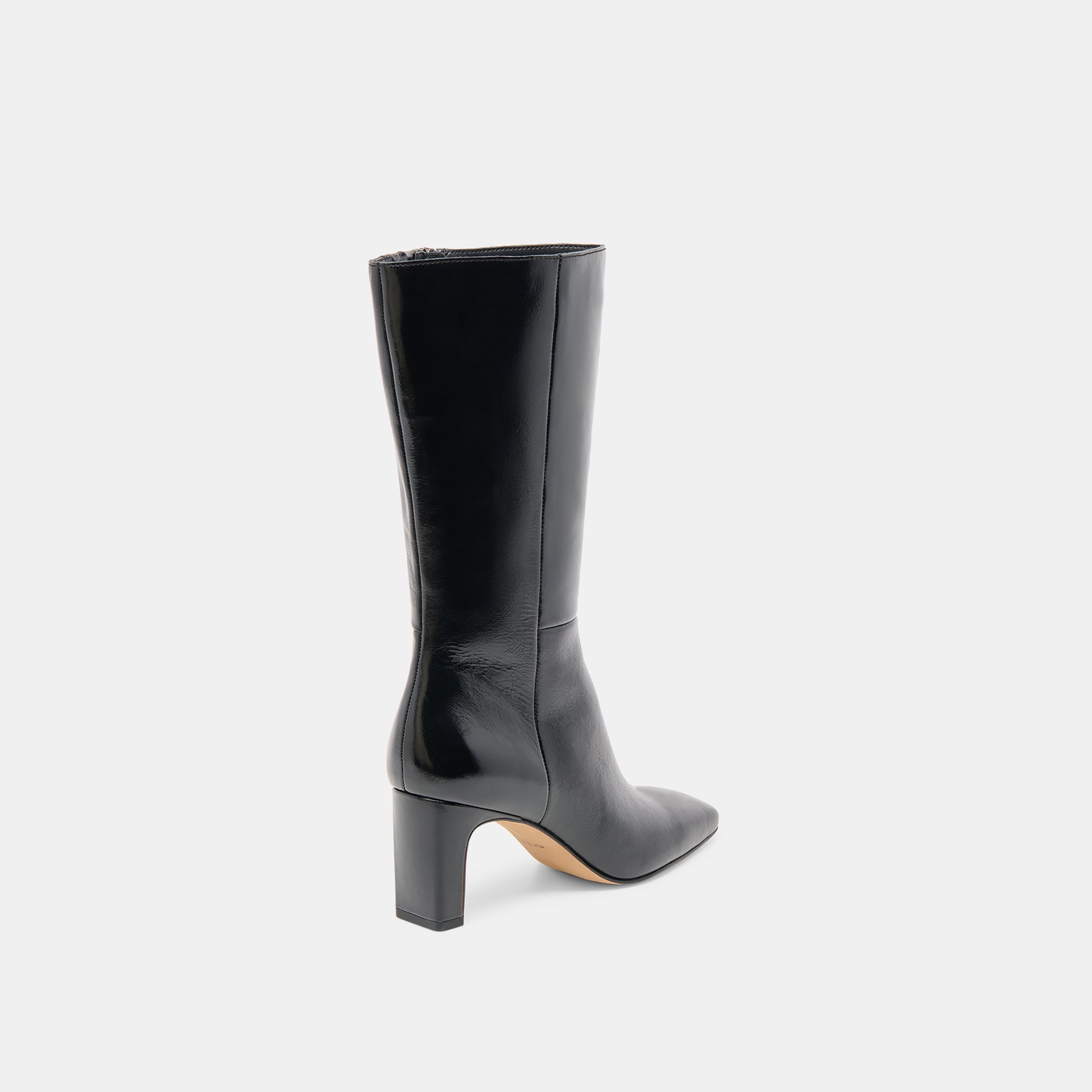 RIGGS WIDE CALF BOOTS BLACK LEATHER