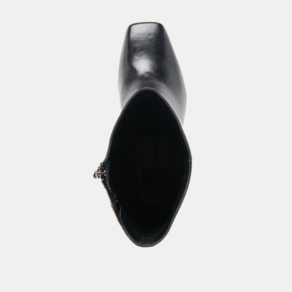 RIGGS WIDE CALF BOOTS BLACK LEATHER