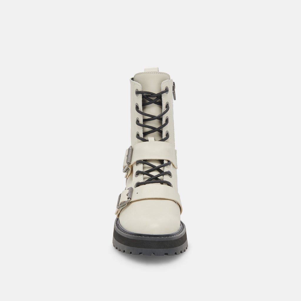 RONSON BOOTS OFF WHITE LEATHER - image 6