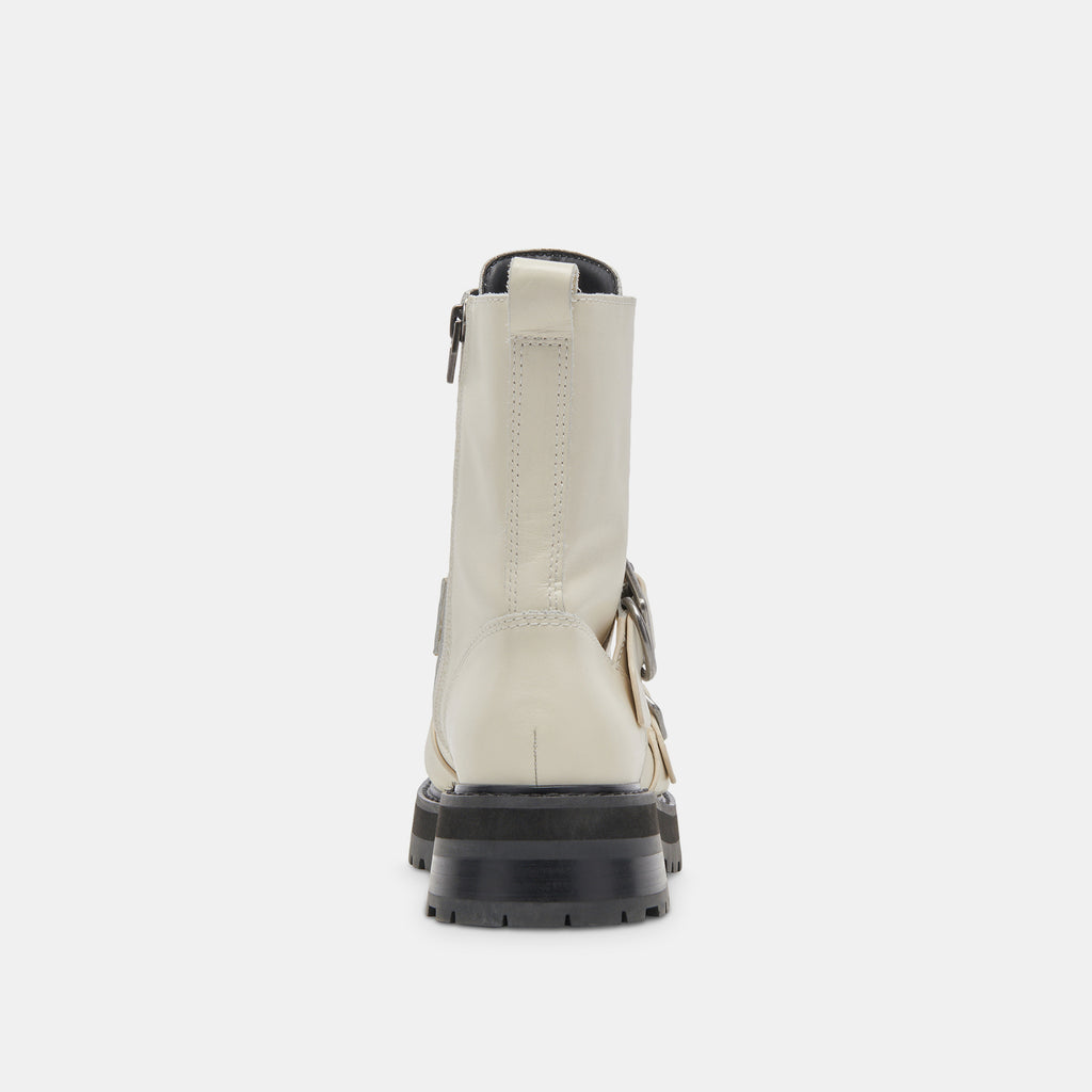 RONSON BOOTS OFF WHITE LEATHER - image 7