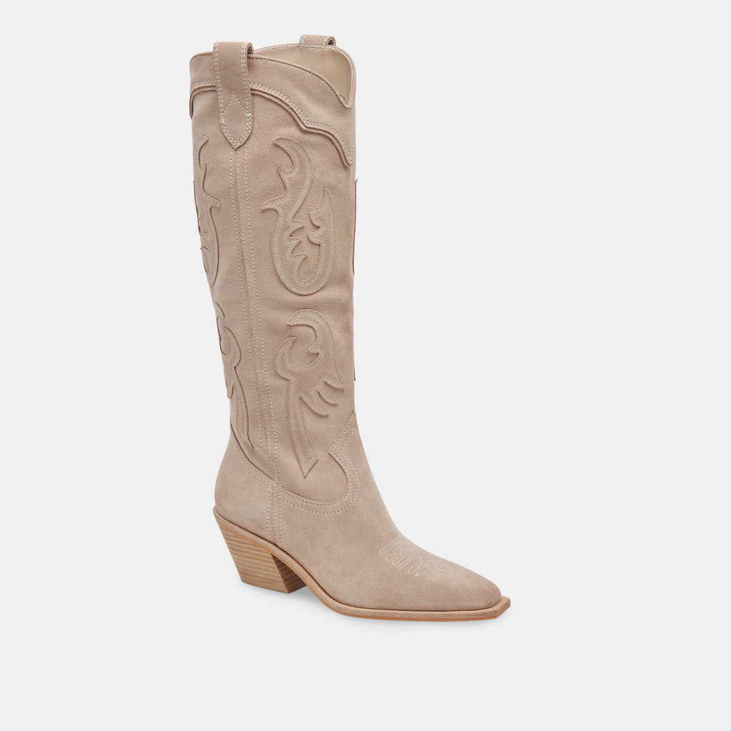 SAMSIN BOOTS TAUPE SUEDE - image 3