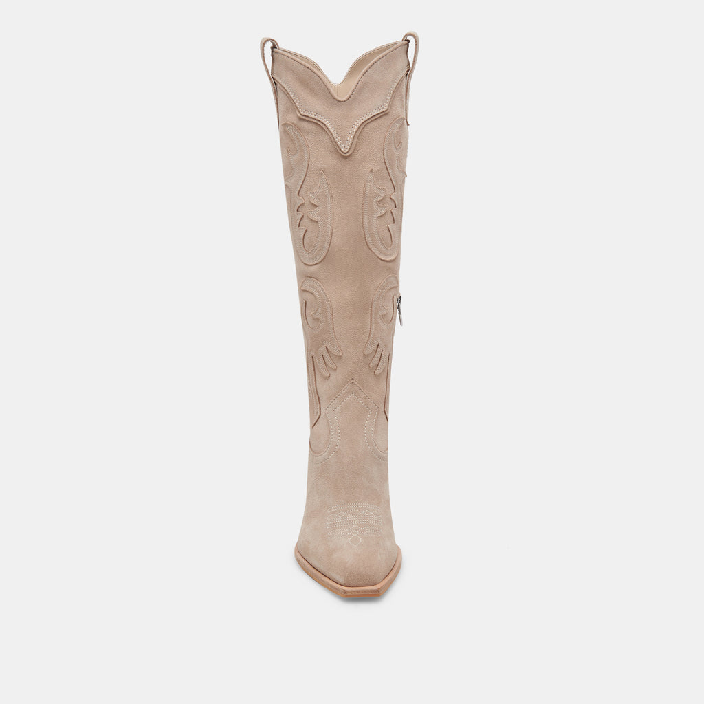 SAMSIN BOOTS TAUPE SUEDE - image 8