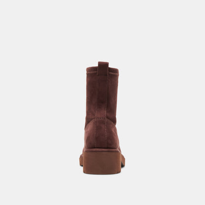 SHANTE BOOTS MAHOGANY STELLA SUEDE