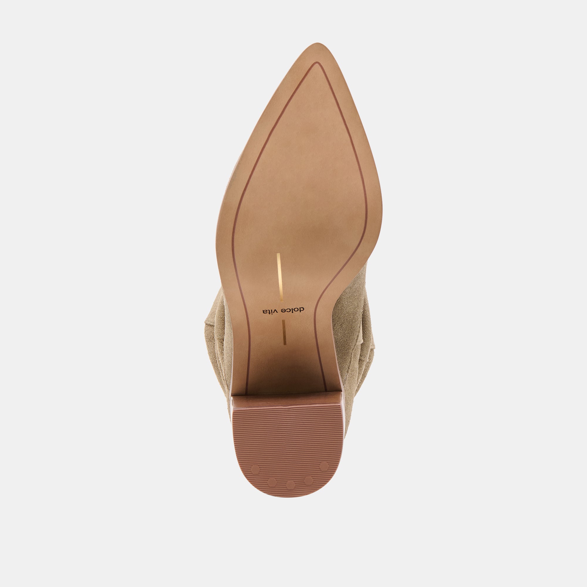 TALINA WIDE CALF BOOTS OLIVE SUEDE