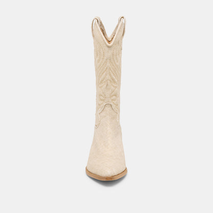 TANNER BOOTS BONE FABRIC