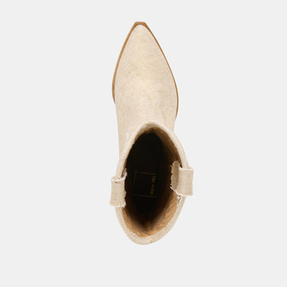 TANNER BOOTS BONE FABRIC