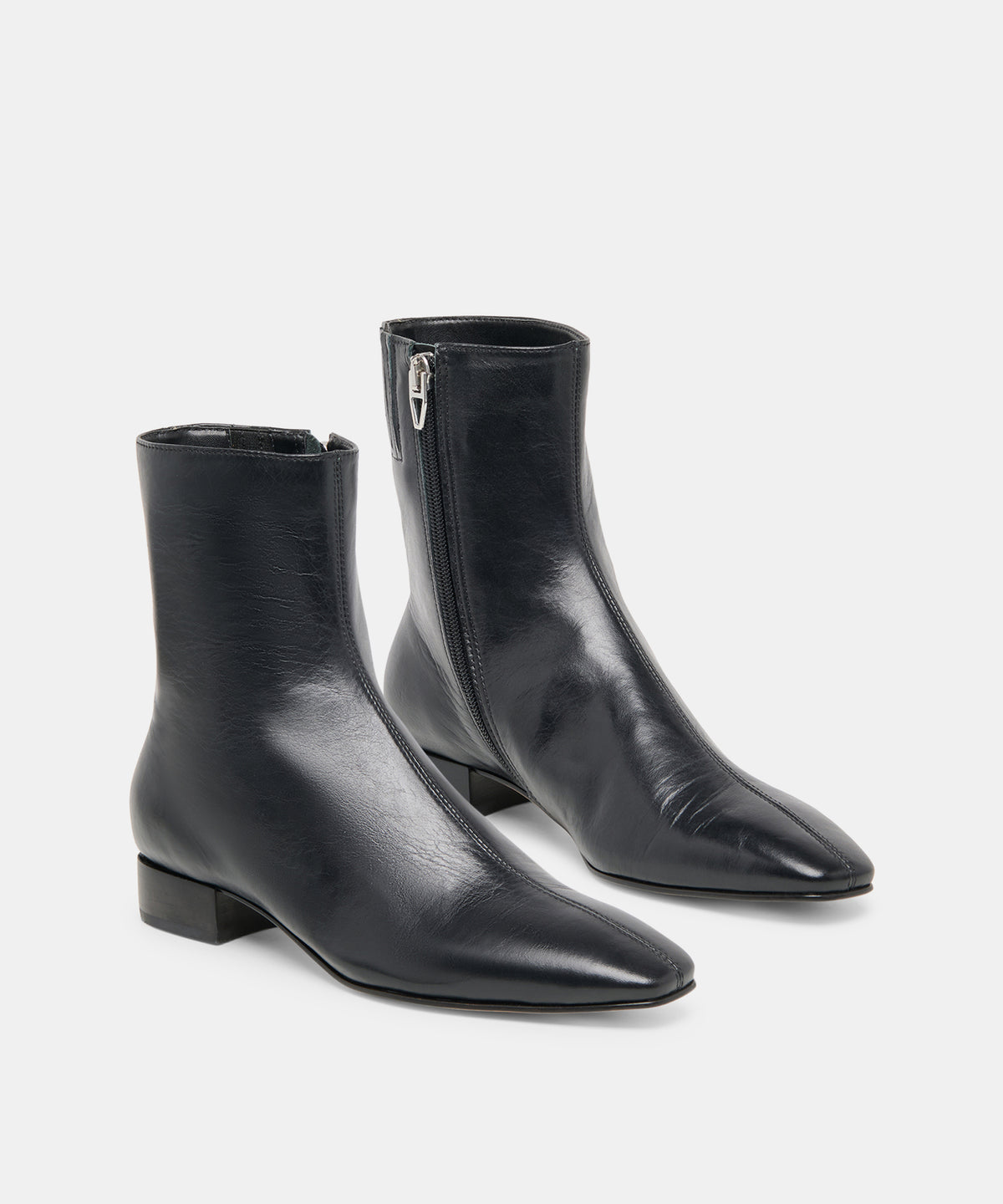 TARINE BOOTIES BLACK LEATHER - view 2