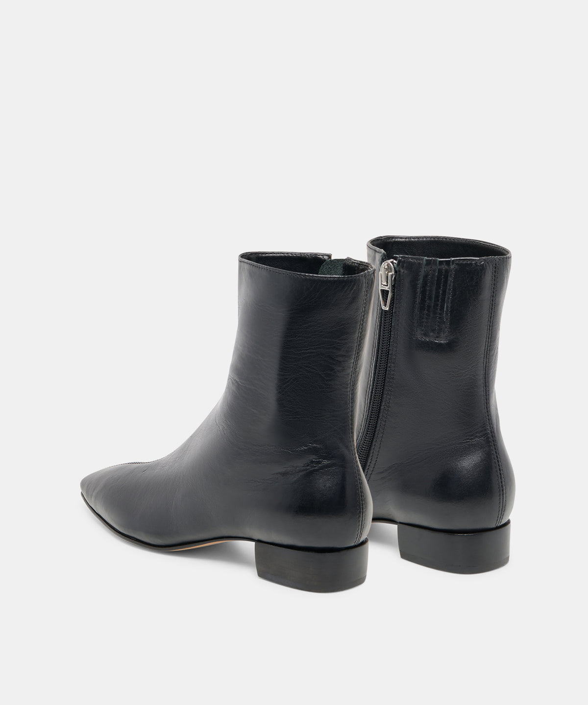 TARINE WIDE BOOTIES BLACK LEATHER - view 4