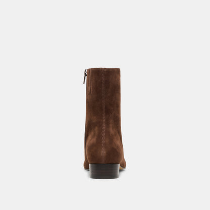 TARINE BOOTIES DK BROWN NUBUCK