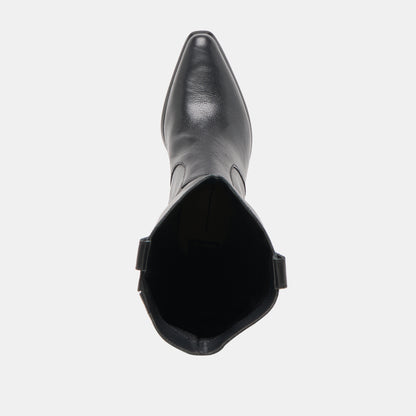 VERN BOOTS BLACK LEATHER