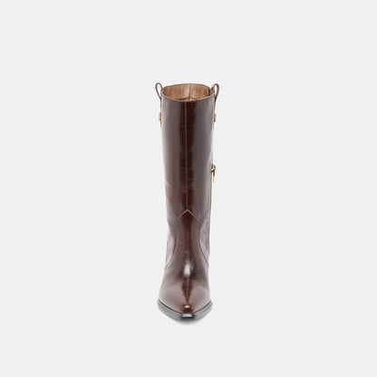 VERN BOOTS CHOCOLATE LEATHER