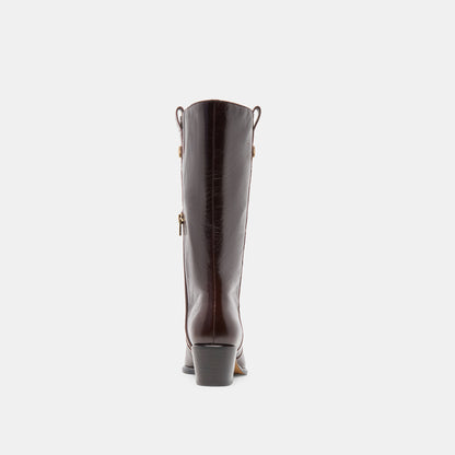 VERN BOOTS CHOCOLATE LEATHER