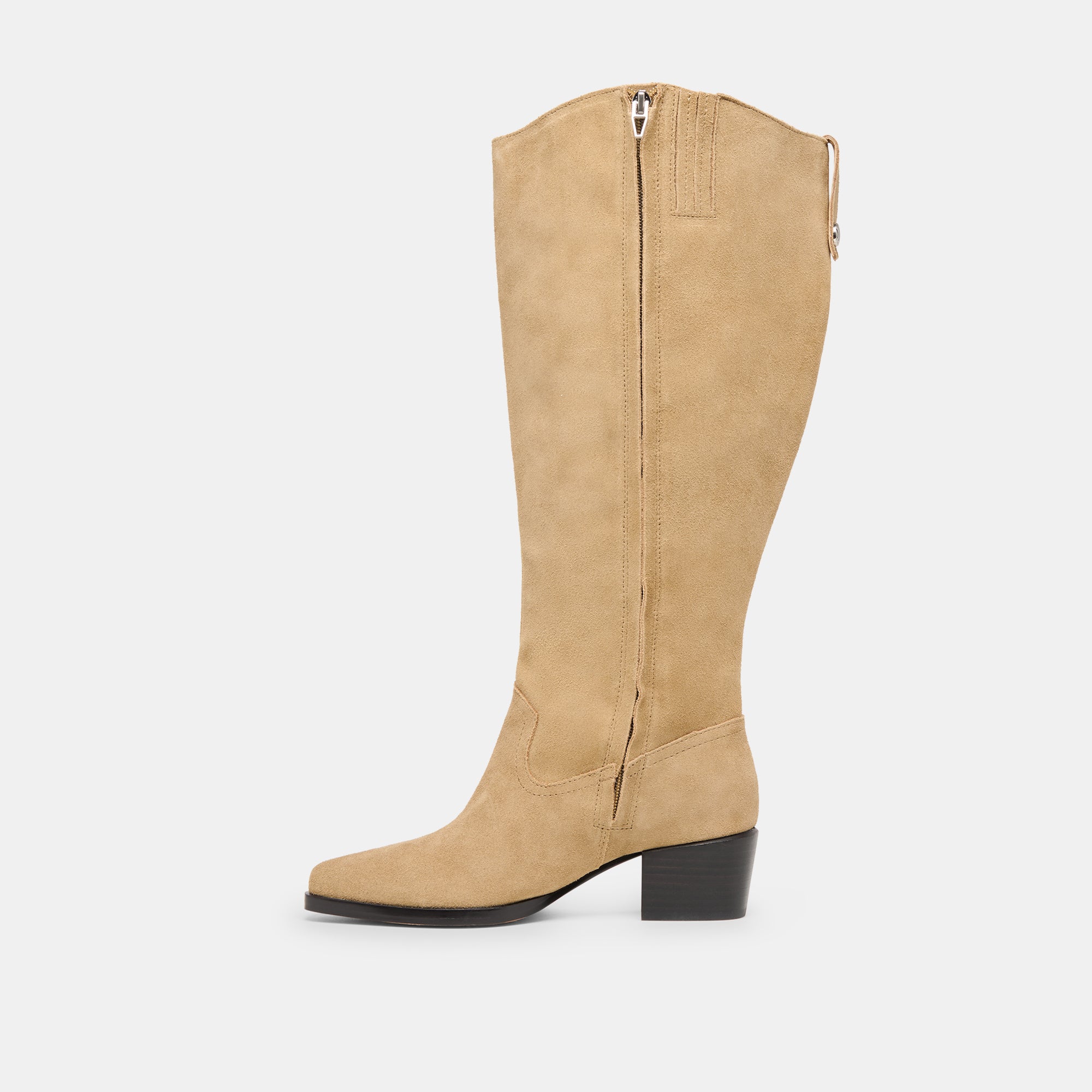 VIRONA H2O EXTRA WIDE CALF BOOTS DK TAUPE SUEDE