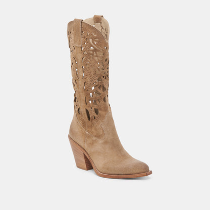 WAYLAN BOOTS SAND SUEDE