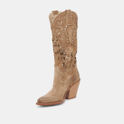 WAYLAN BOOTS SAND SUEDE