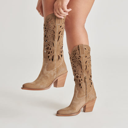 WAYLAN BOOTS SAND SUEDE