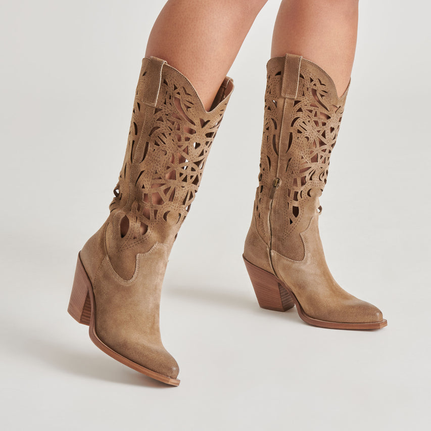 WAYLAN BOOTS SAND SUEDE