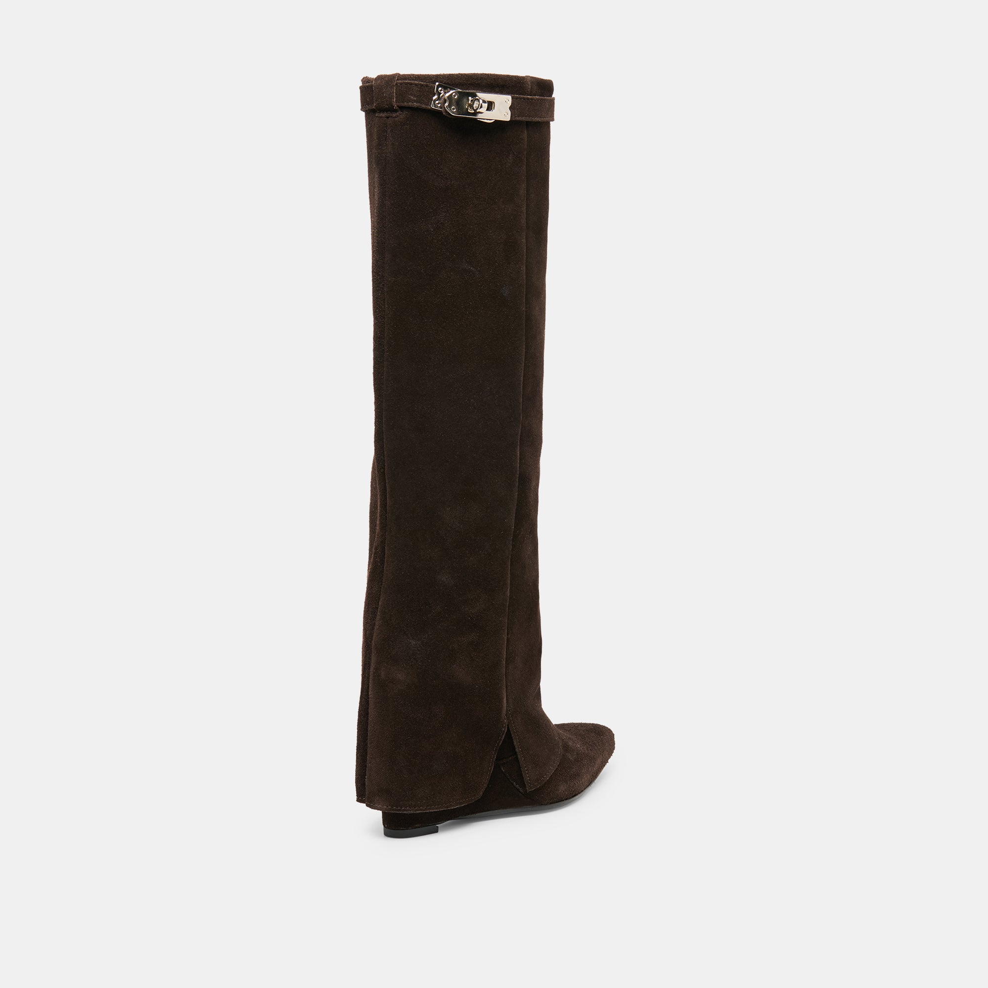 AGGY BOOTS DK BROWN SUEDE
