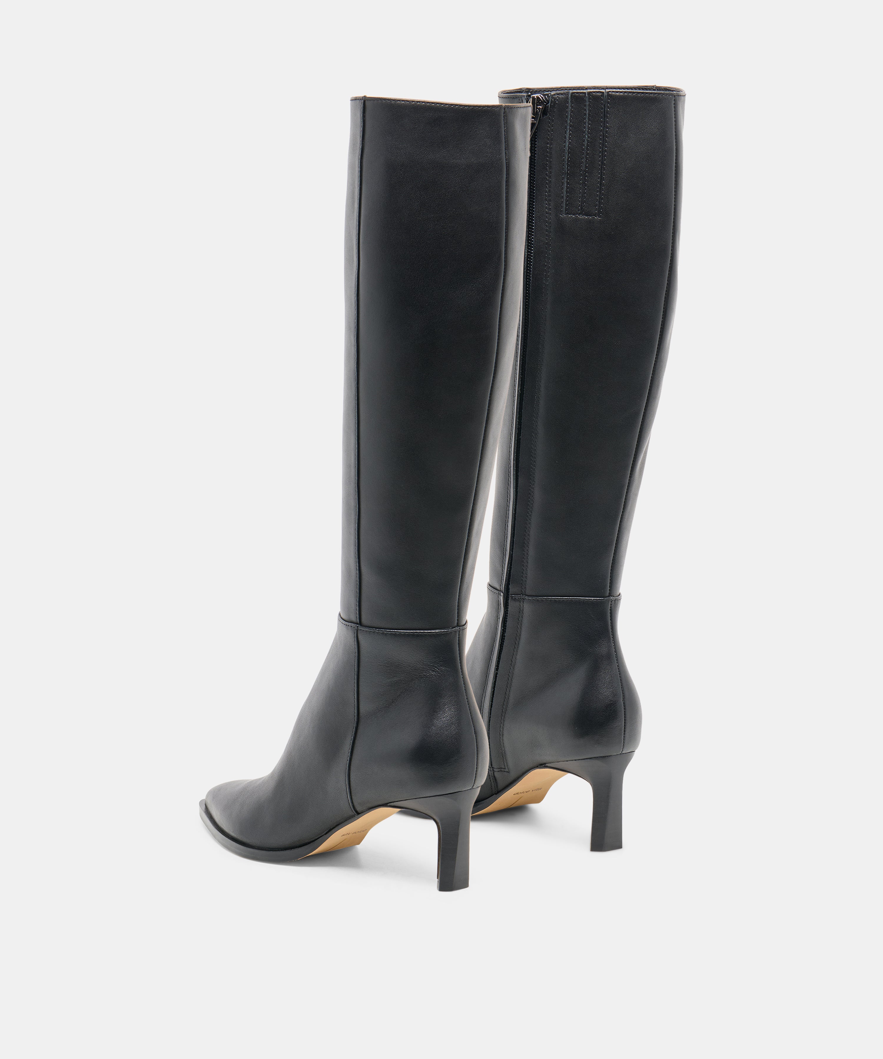 ALIMA NARROW CALF BOOTS BLACK LEATHER - view 4