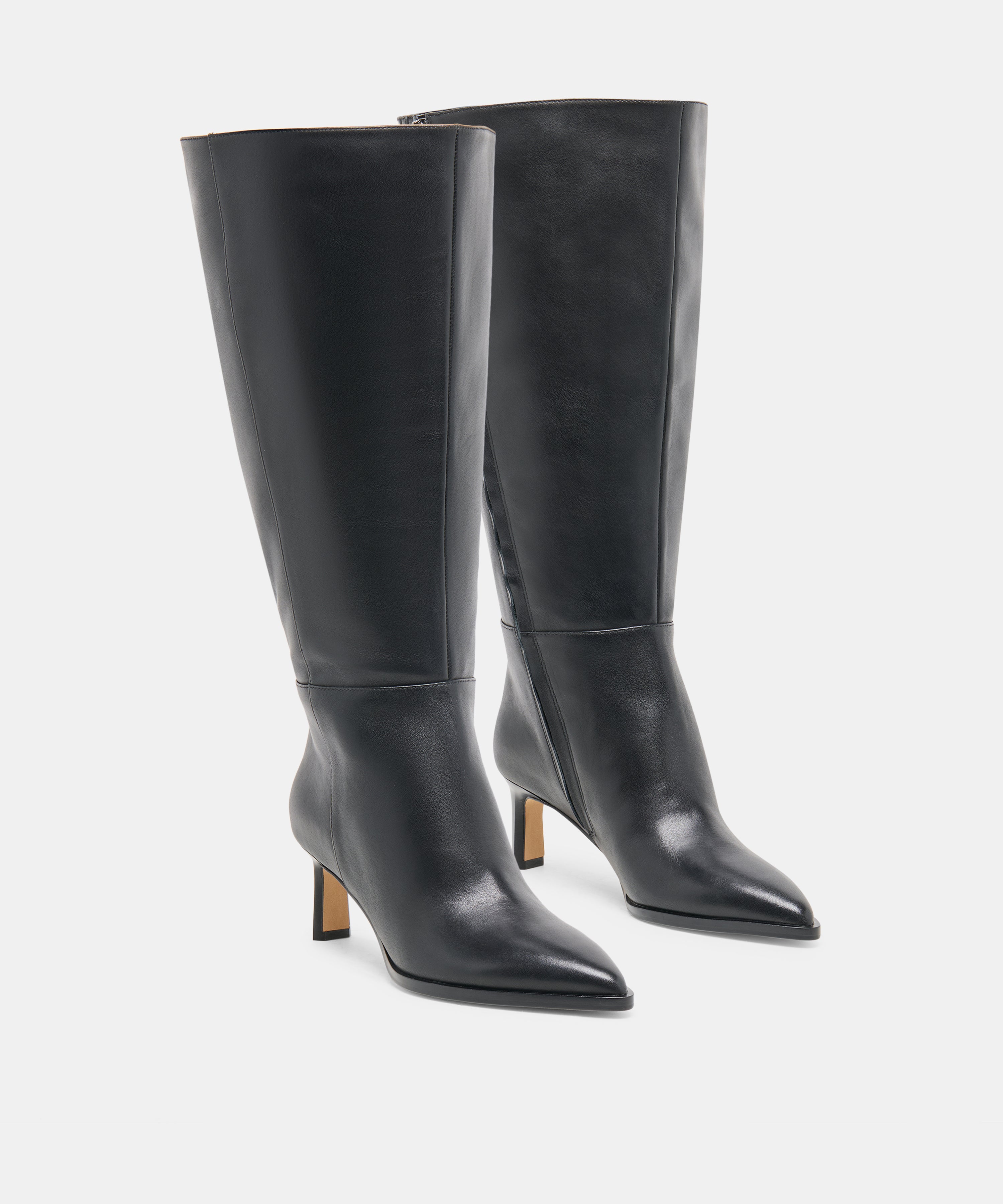 ALIMA EXTRA WIDE CALF BOOTS BLACK LEATHER - view 2