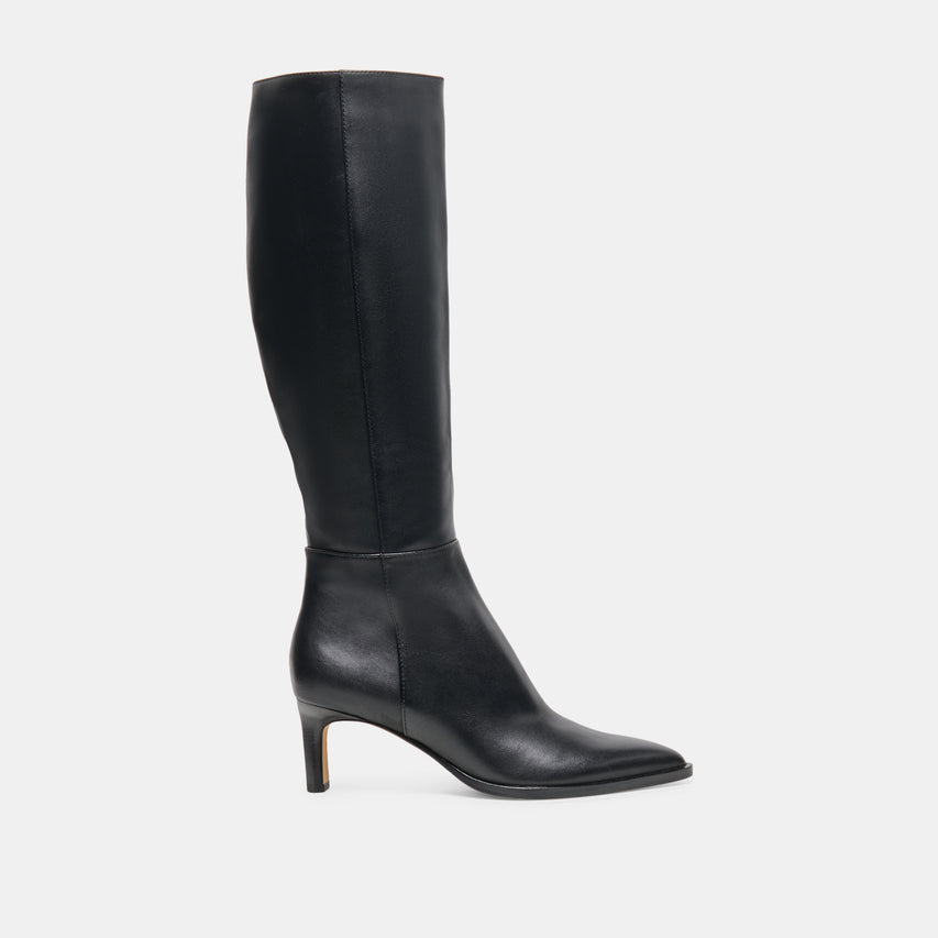ALIMA BOOTS BLACK LEATHER