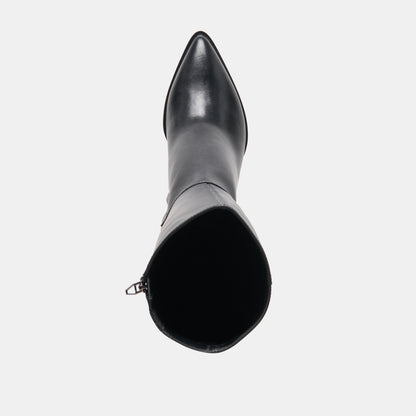 ALIMA BOOTS BLACK LEATHER