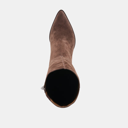 ALIMA BOOTS DK BROWN SUEDE