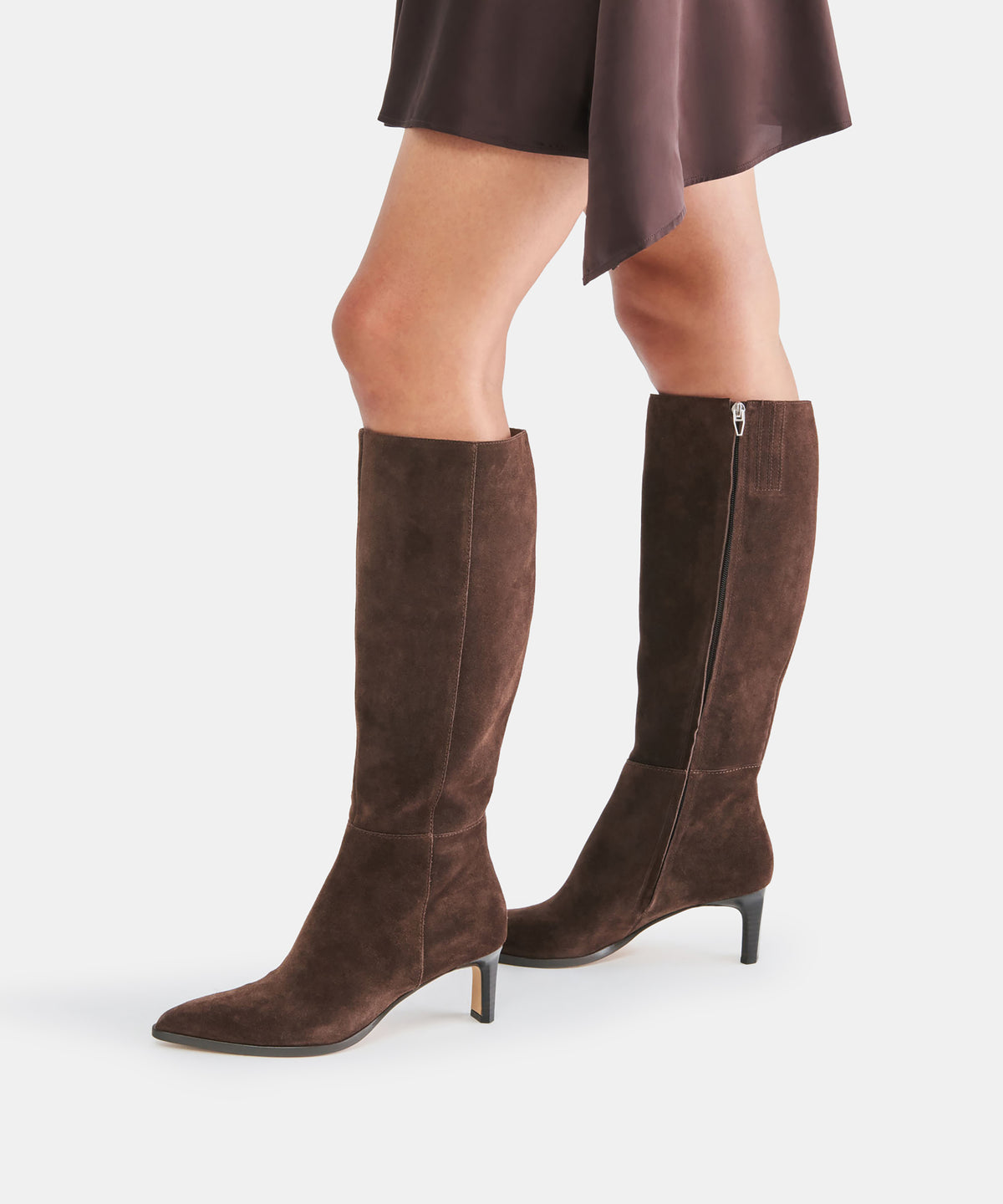 ALIMA BOOTS DK BROWN SUEDE - view 4
