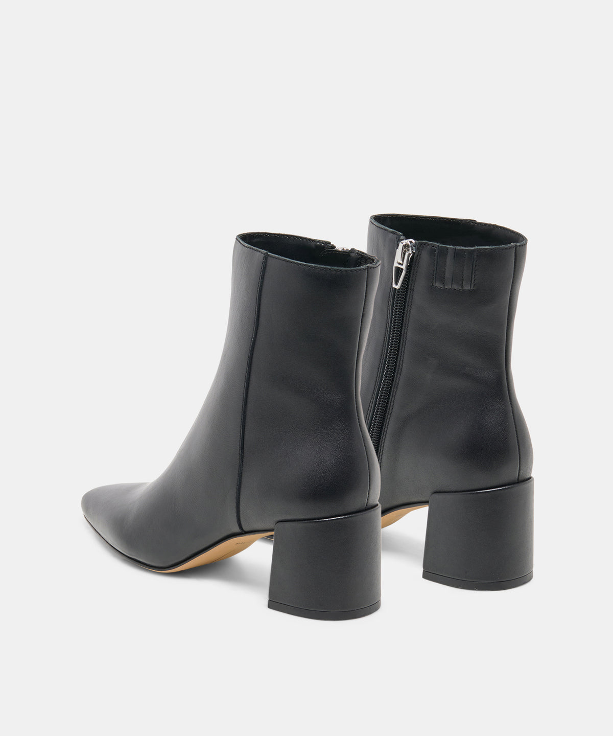 BAYRA WIDE BOOTIES BLACK LEATHER - view 4