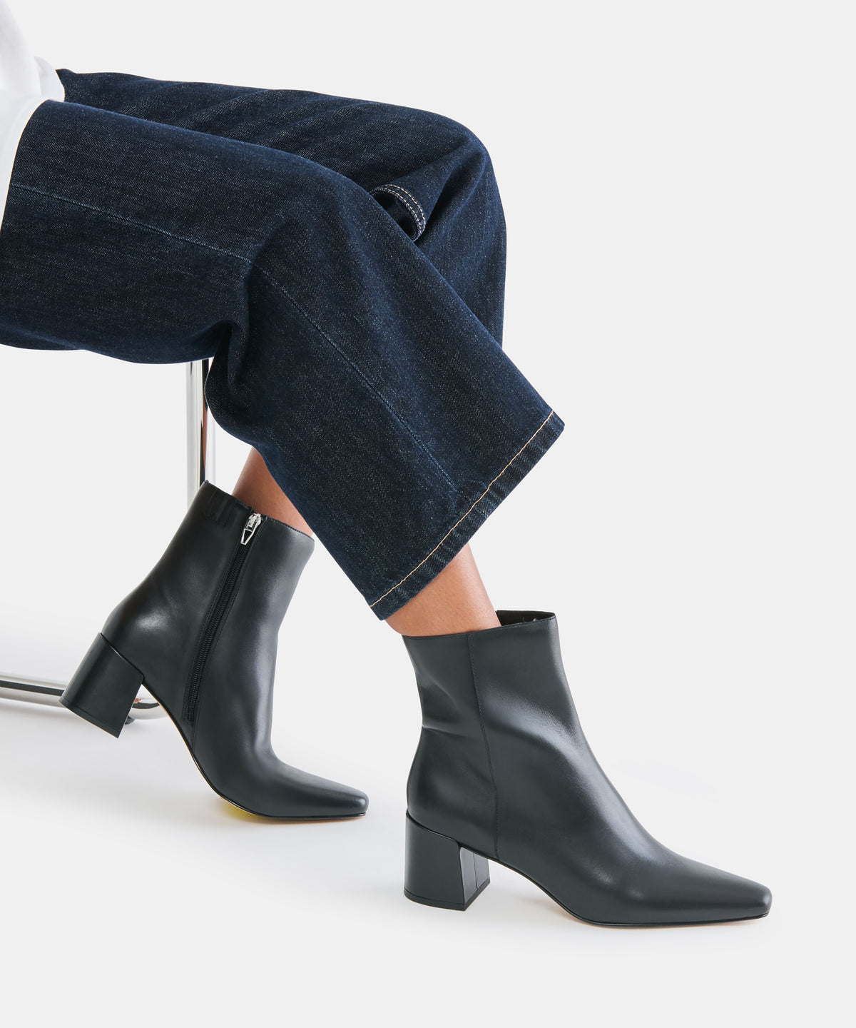 BAYRA BOOTIES BLACK LEATHER - view 4