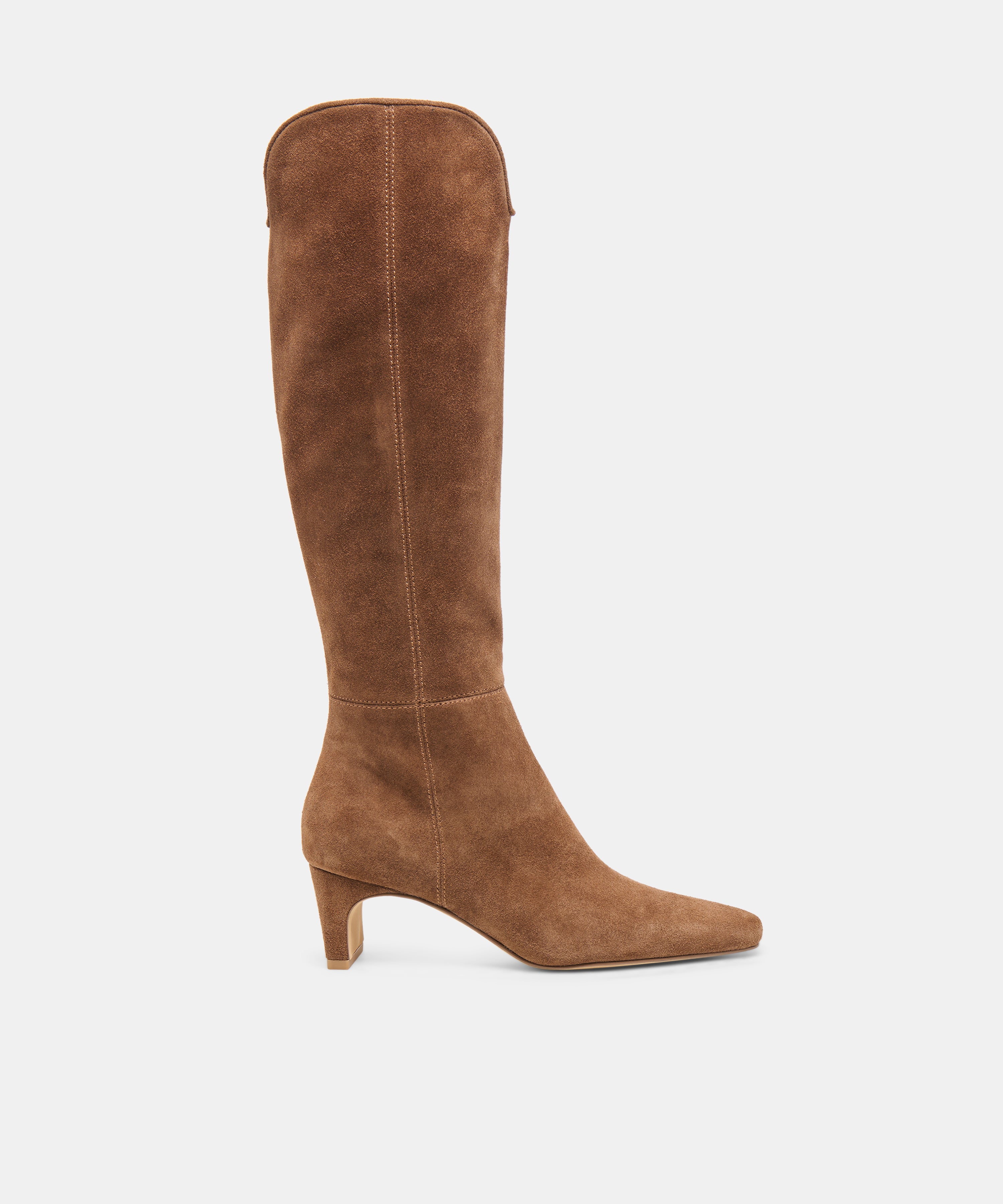 BRION NARROW CALF BOOTS COCOA SUEDE