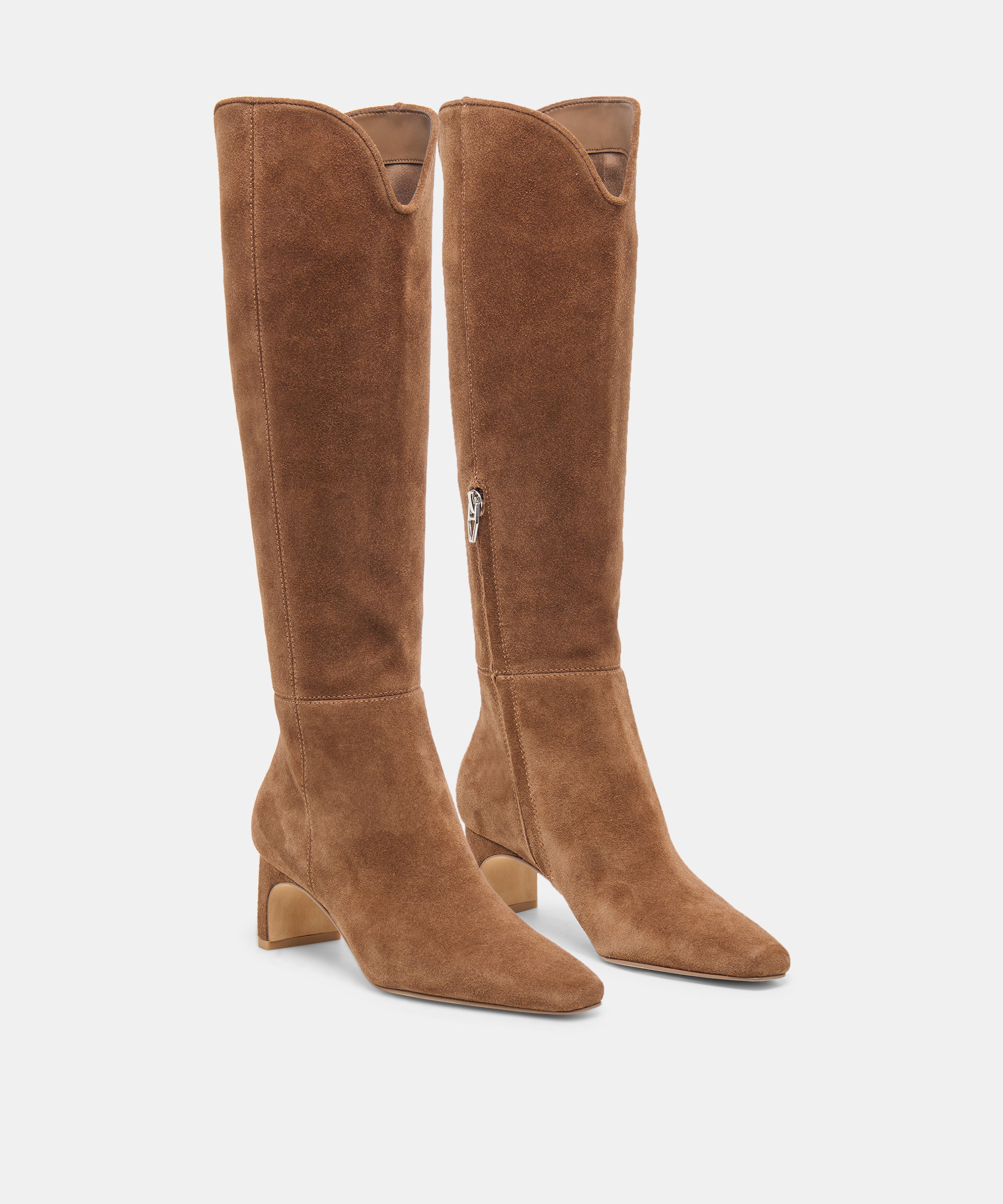 BRION NARROW CALF BOOTS COCOA SUEDE - view 2