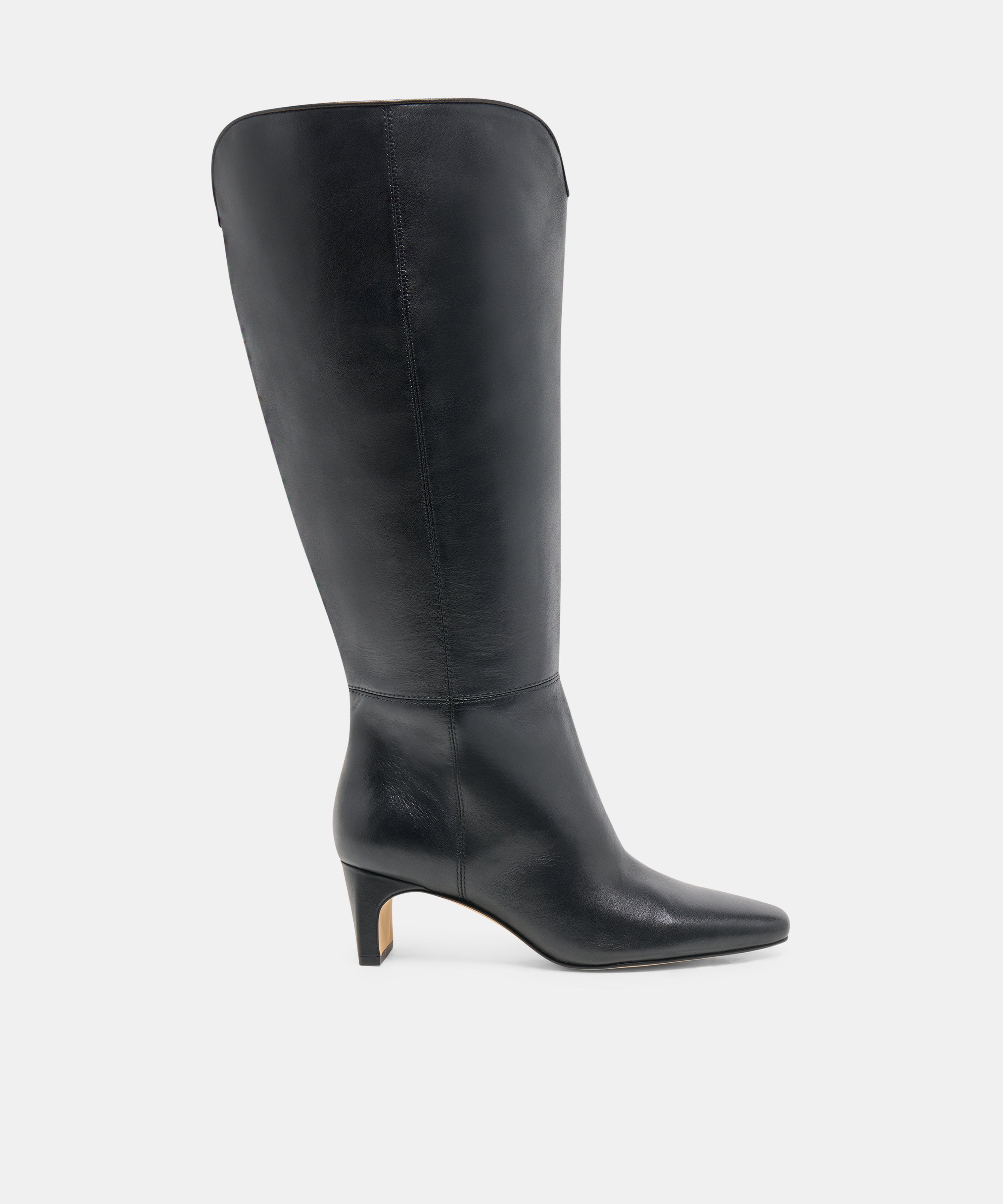 BRION EXTRA WIDE CALF BOOTS BLACK LEATHER