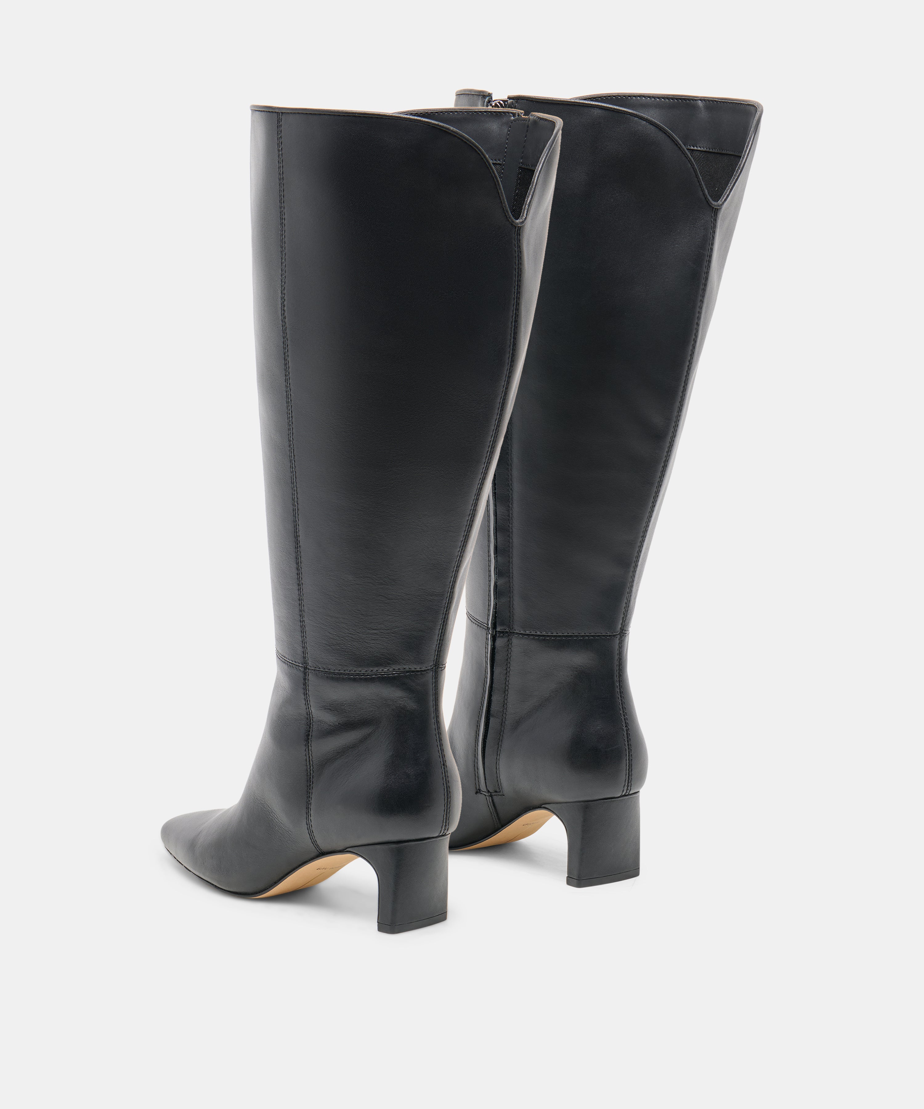 BRION EXTRA WIDE CALF BOOTS BLACK LEATHER - view 4