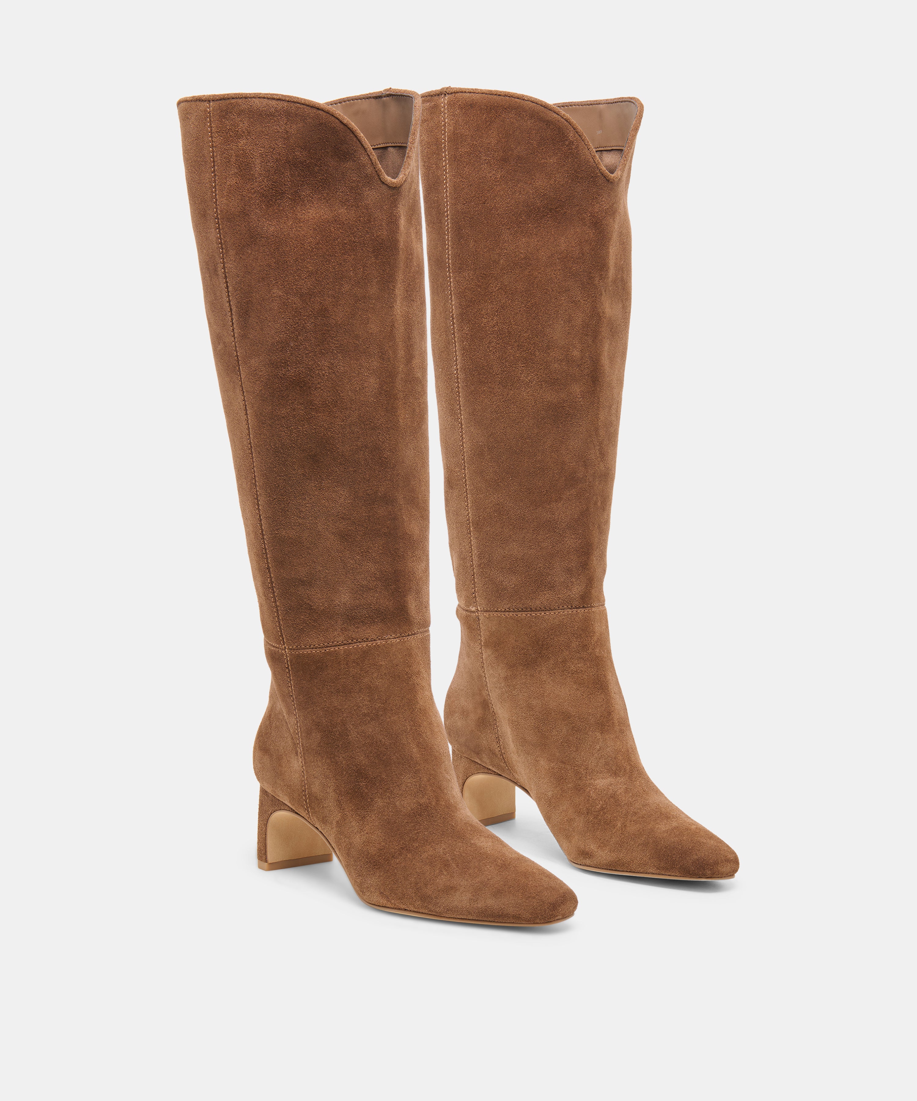 BRION WIDE CALF BOOTS COCOA SUEDE - view 2