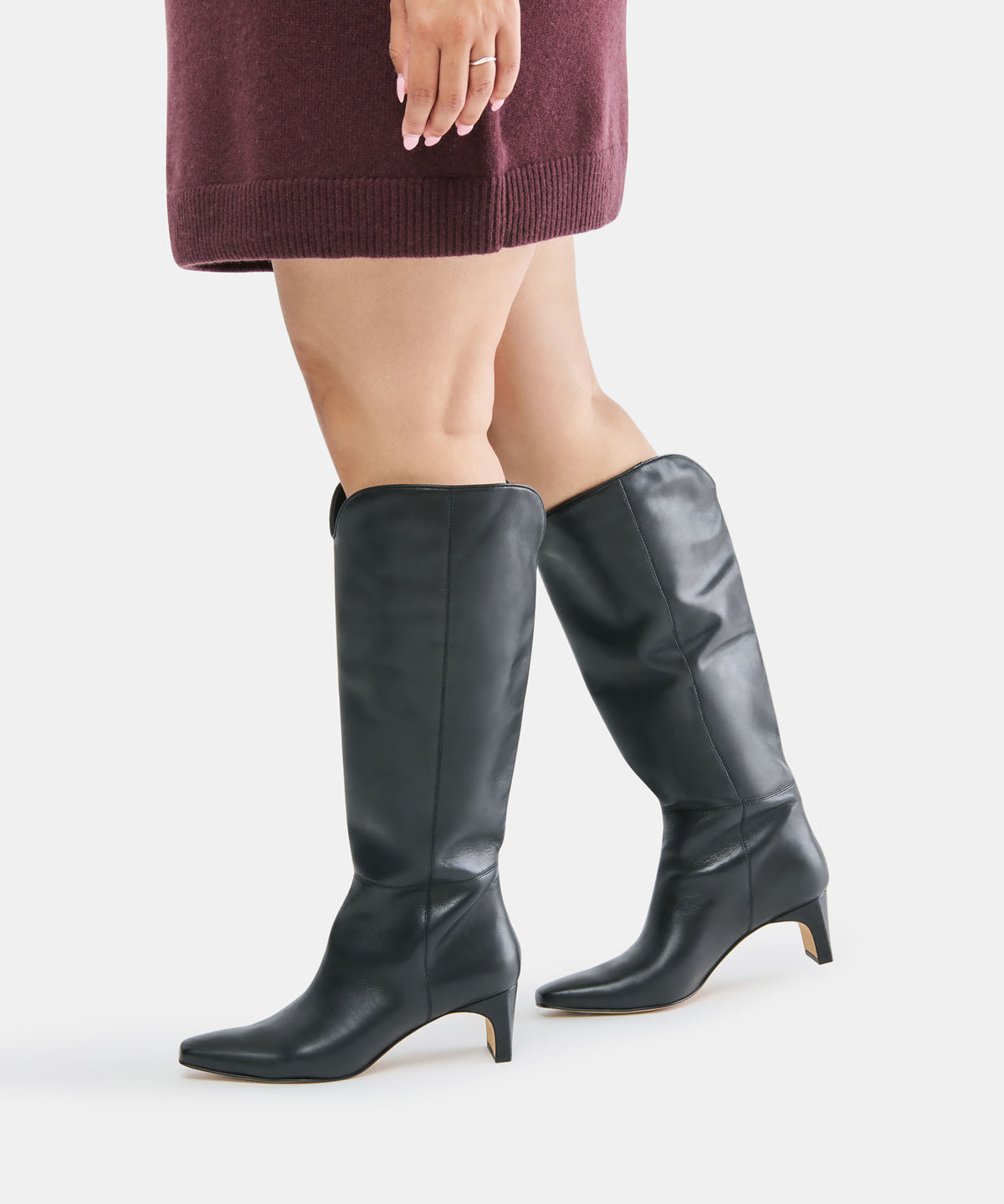 BRION WIDE CALF BOOTS BLACK LEATHER - view 4