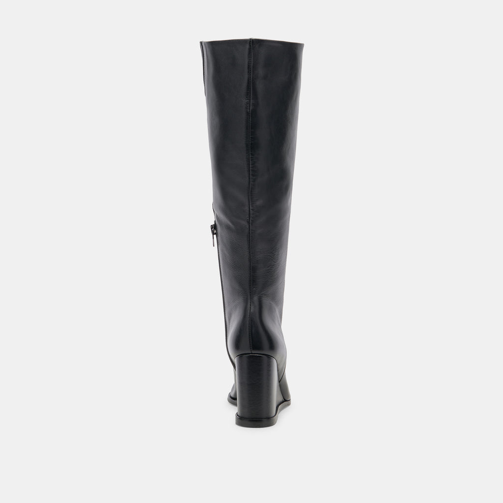 BRUCE BOOTS BLACK LEATHER - image 9