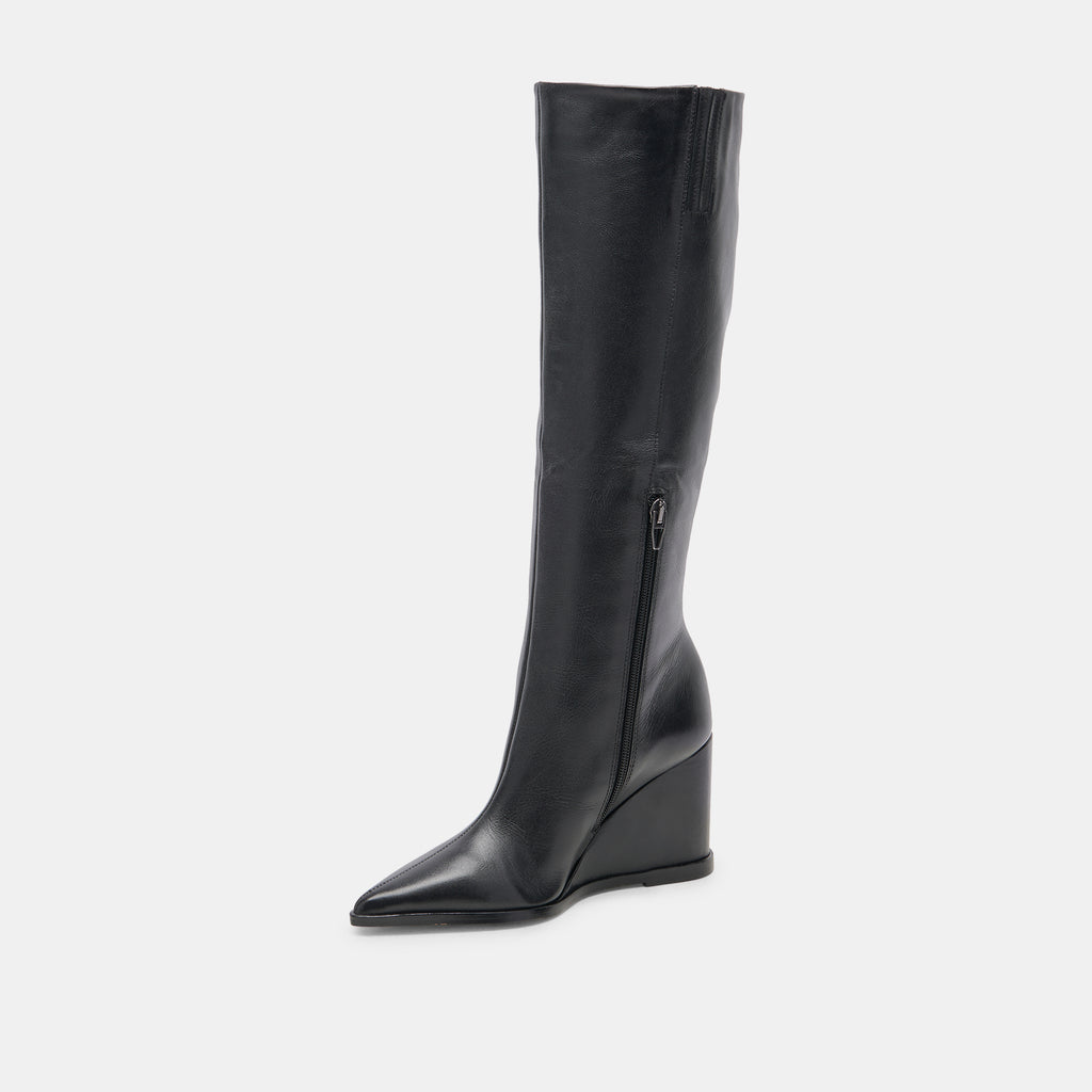 BRUCE BOOTS BLACK LEATHER - image 6