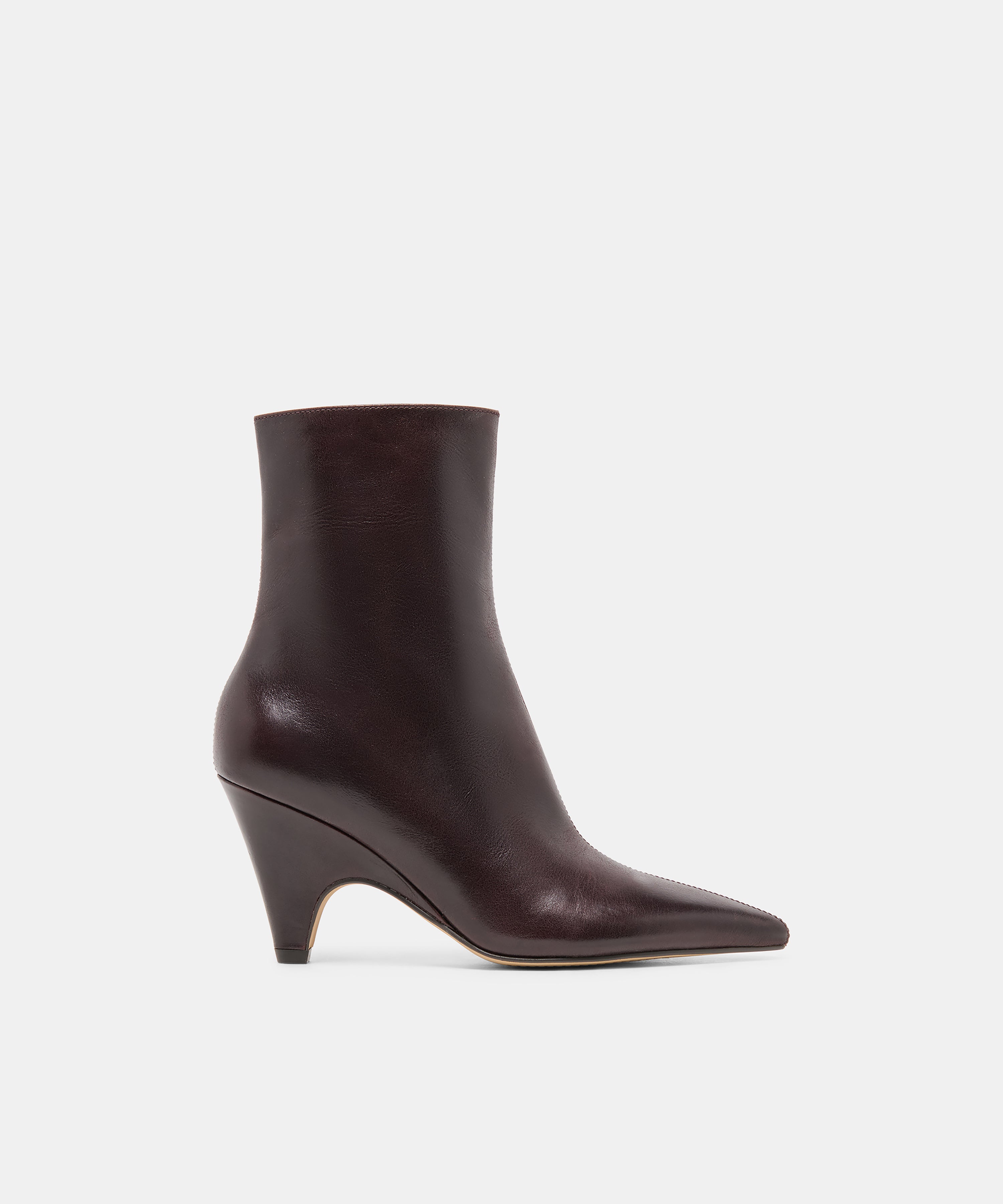 CRUZ BOOTIES BLACKBERRY LEATHER