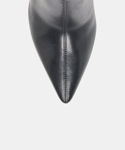 CRUZ BOOTIES BLACK LEATHER