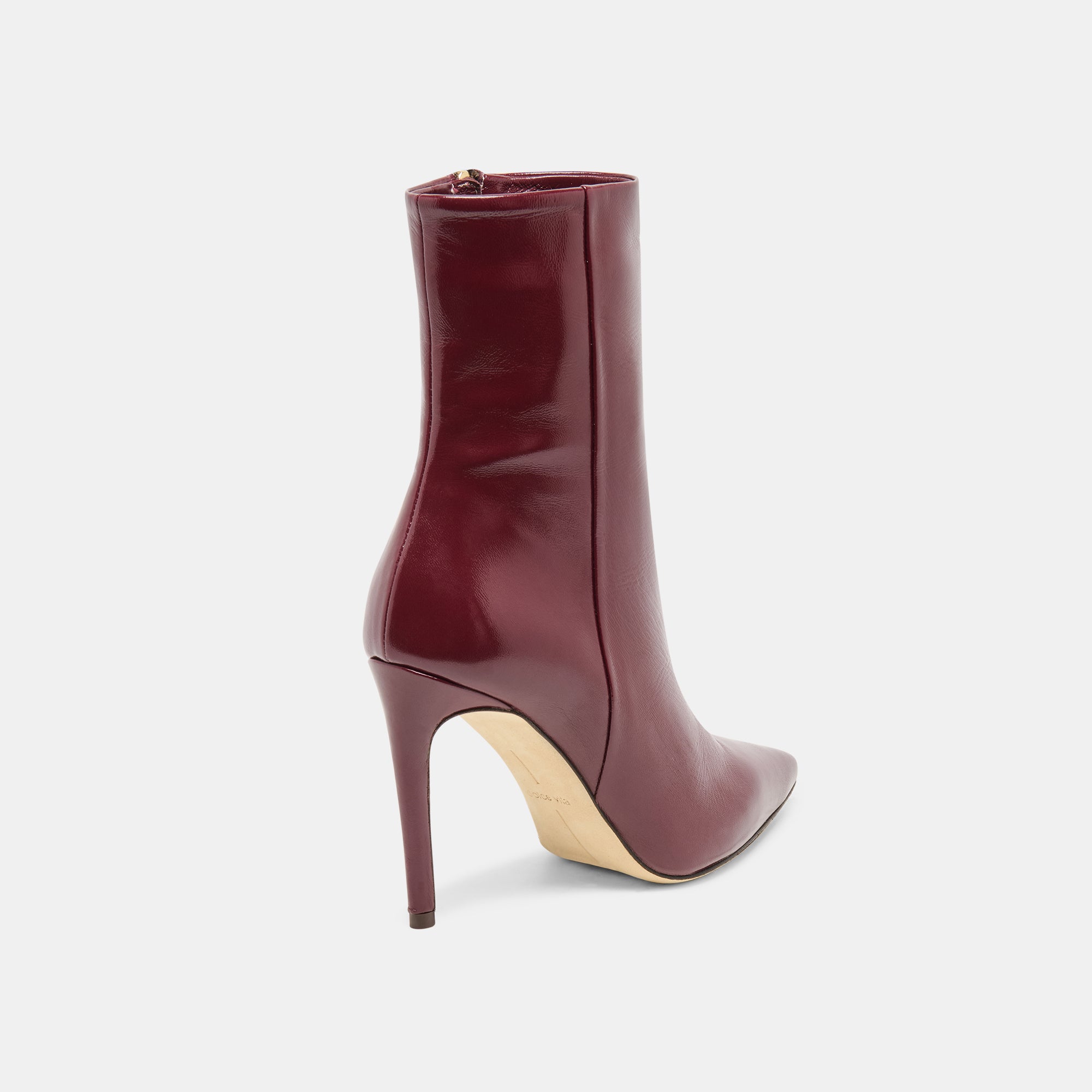 DANITY BOOTIES BURGUNDY LEATHER - view 3