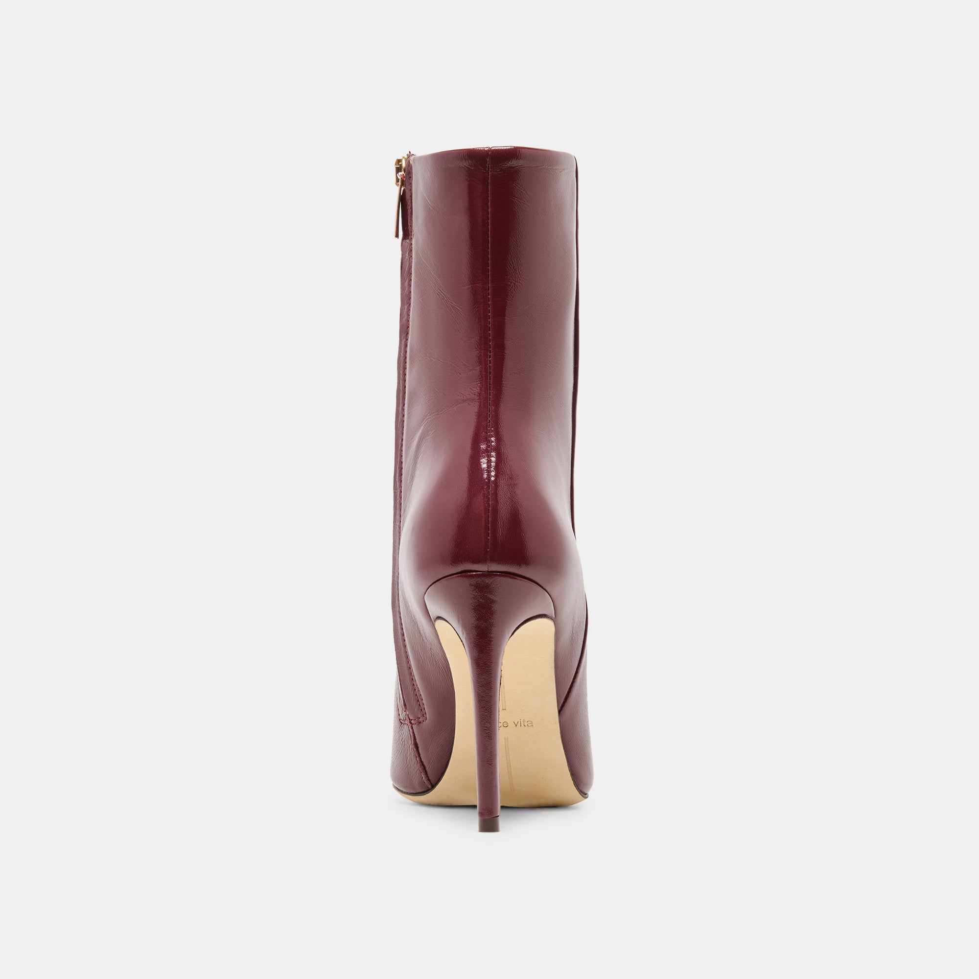 DANITY BOOTIES BURGUNDY LEATHER - view 7