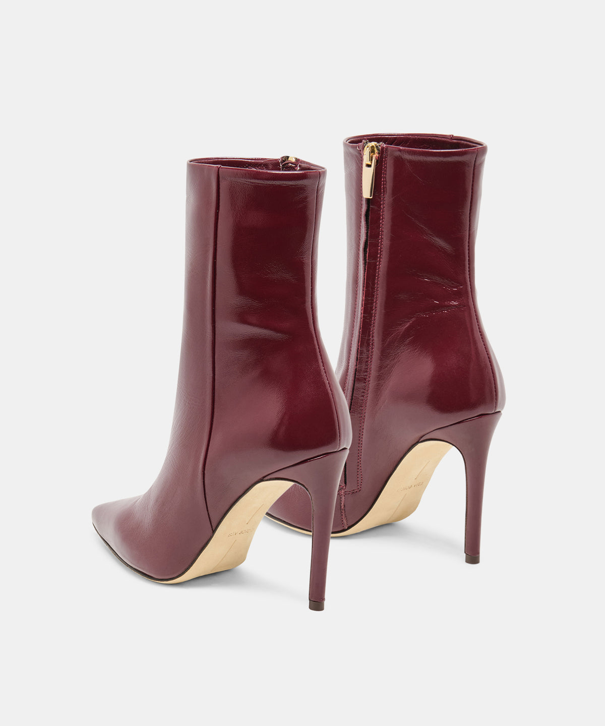 DANITY BOOTIES BURGUNDY LEATHER - view 4