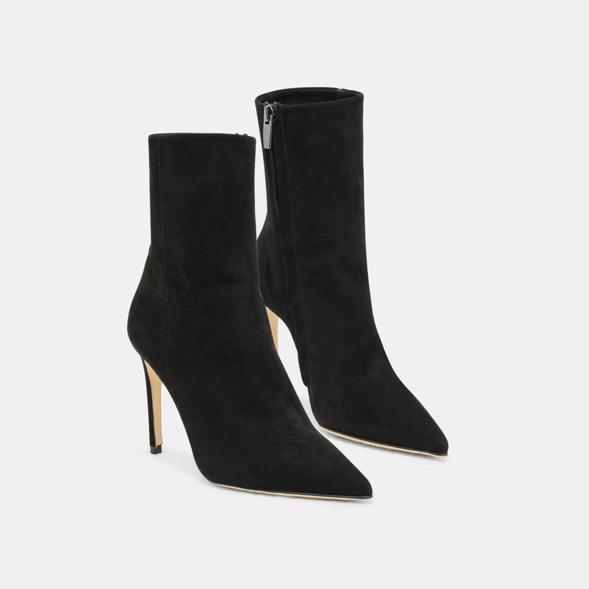 DANITY BOOTIES ONYX SUEDE