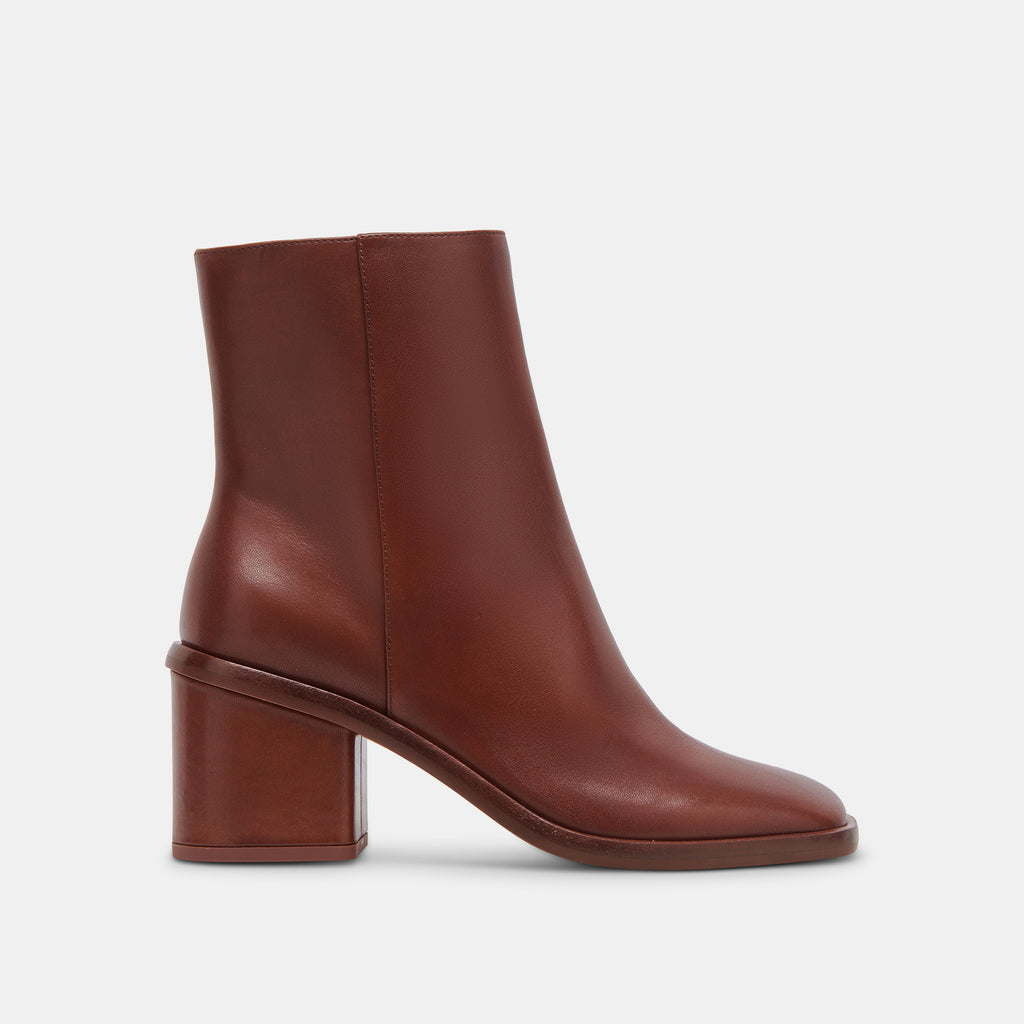 DAPPER BOOTIES RUSSET LEATHER - image 1
