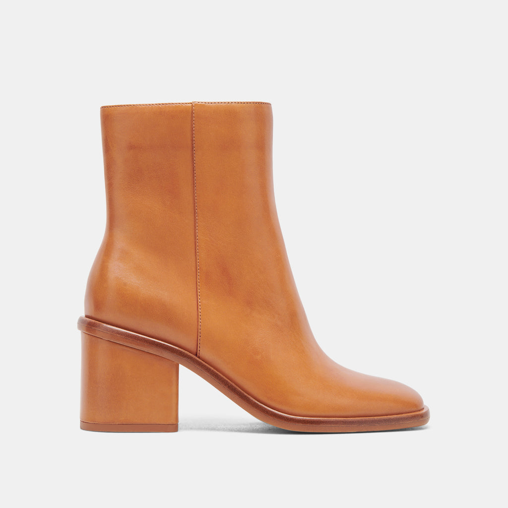 DAPPER BOOTIES TAN LEATHER - image 1