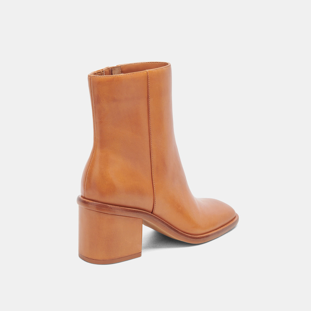 Women's Brown Leather Evelyn Boots | TOMS