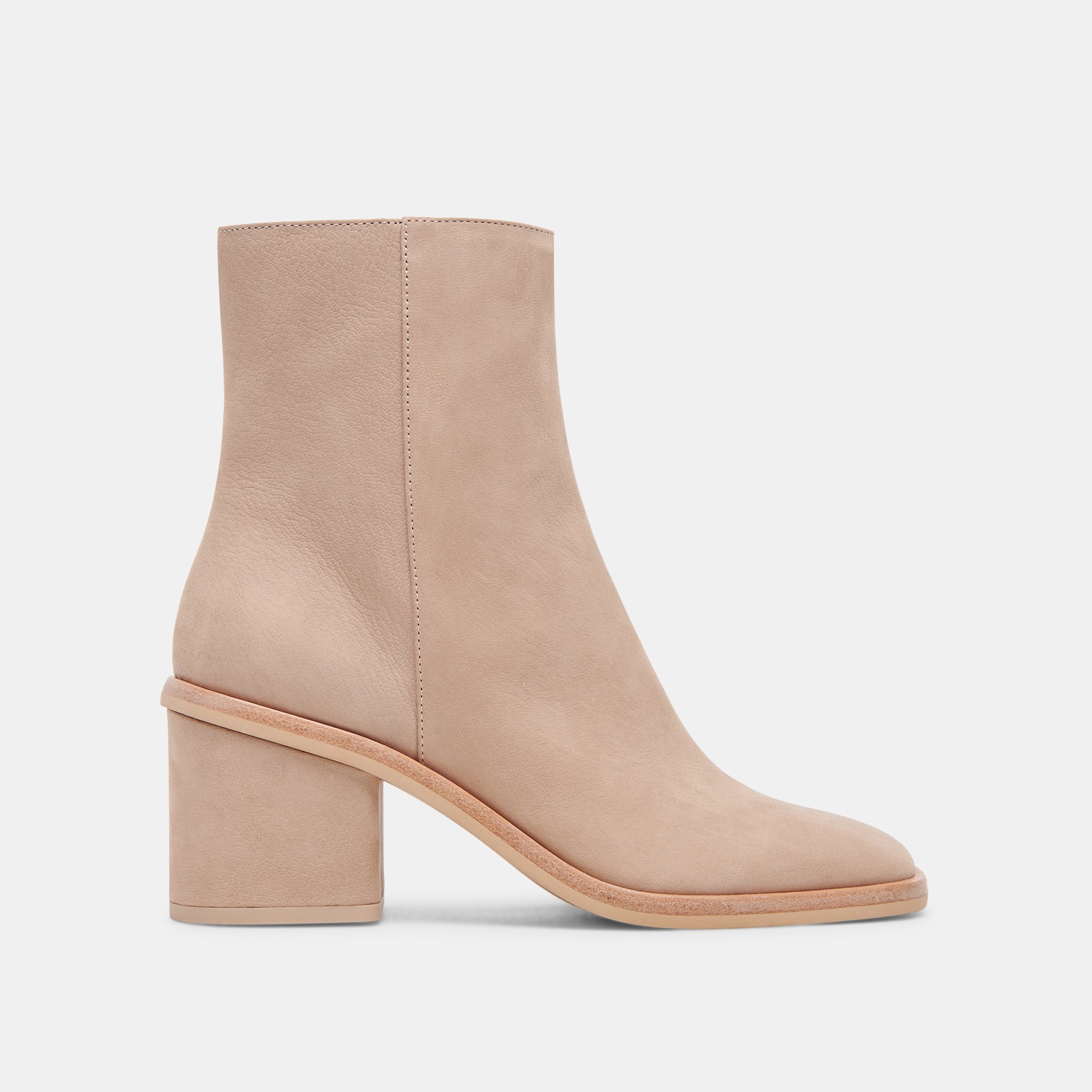 DAPPER BOOTIES TAUPE NUBUCK â Dolce Vita