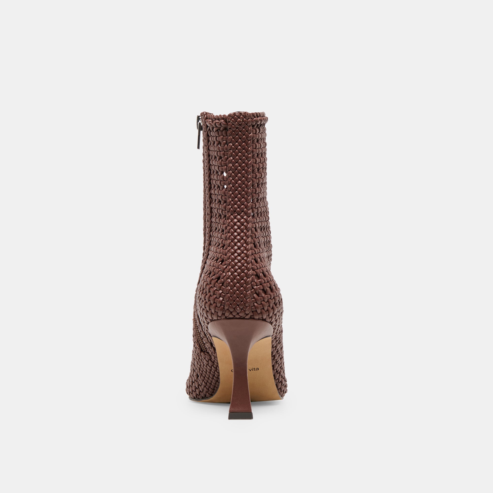 EMBRY BOOTIES BROWN WOVEN STELLA